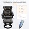 Adjustable Faux Leather Massage Recliner Chair with Ottoman Swivel Seat and 10-Point Vibration